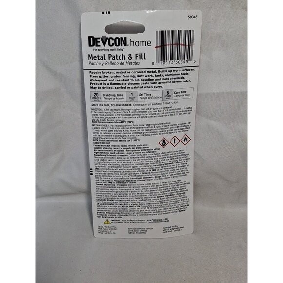 Devcon High Strength Gray Metal Patch & Fill 3 oz - Picture 4 of 5